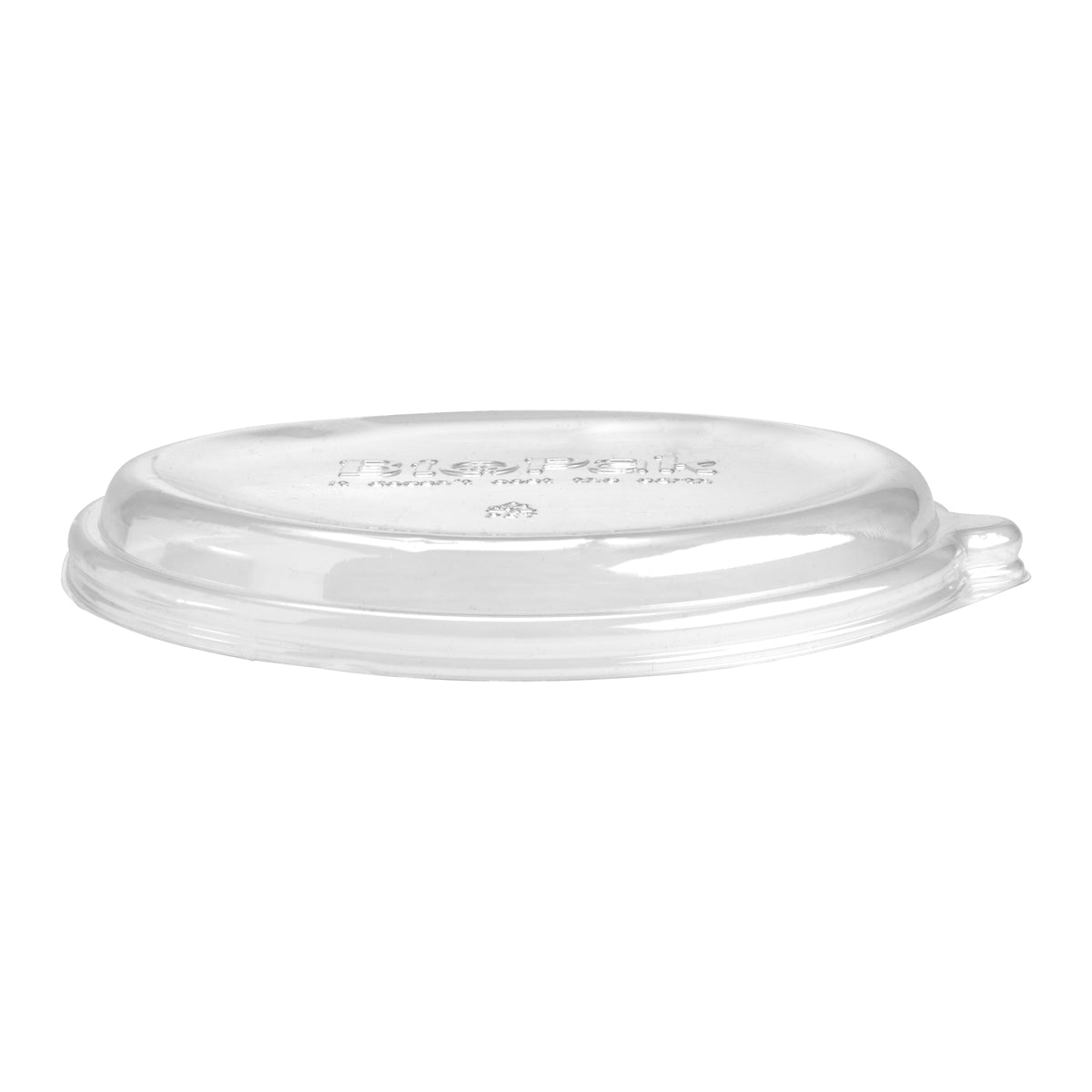 B-BLL-RPET(D) BioPak Clear RPET Dome Lid 200mm Native Wholesale Hospitality Supplies Canberra