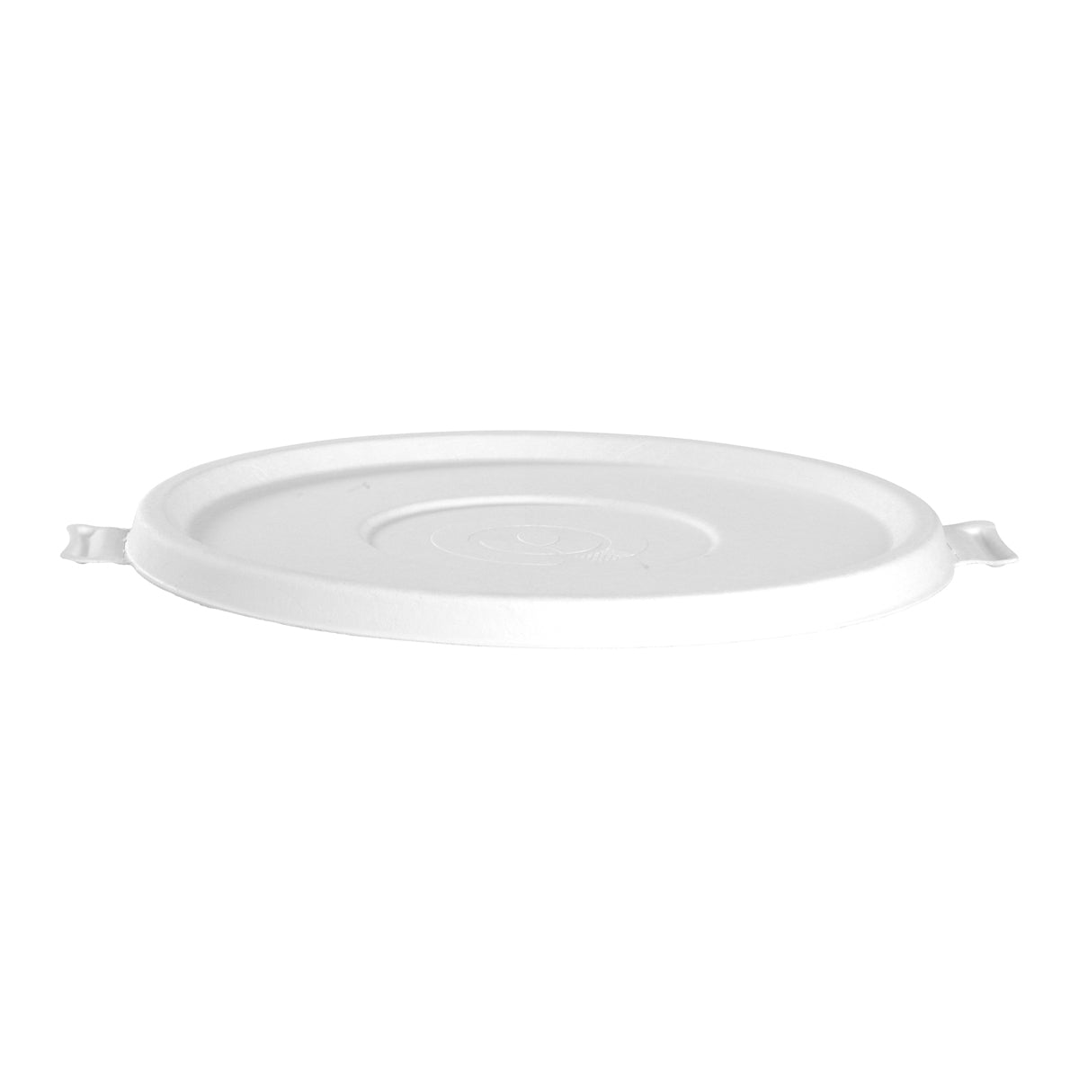 B-BLL-W-PF BioPak BioCane Flat Lid White 203mm Native Wholesale Hospitality Supplies Canberra
