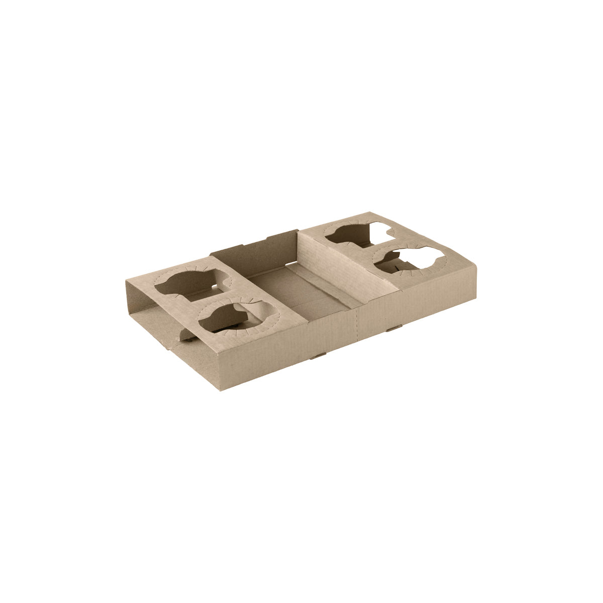 B-CC-2-4-Paper BioPak 2 / 4-Cup Paper Tray Native Wholesale Hospitality Supplies Canberra