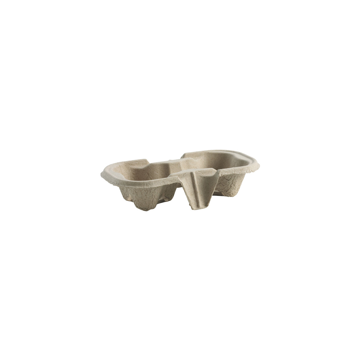 BP.B-CC-802 BioPak 2-Cup Pulp Tray Native Wholesale Hospitality Supplies Canberra