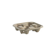 BP.B-CC-832 BioPak 4-Cup Pulp Tray Native Wholesale Hospitality Supplies Canberra