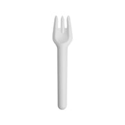 BP.B-CUT-154F-W BioPak BioCane Fork Plant Fibre White 150mm Native Wholesale Hospitality Supplies Canberra