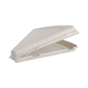 BP.B-HLP-N-PF BioPak BioCane Pizza Clam Plant Fibre Natural 280x160x40mm To Suit 9" Pizza Native Wholesale Hospitality Supplies Canberra