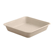 BP.B-LB-0C-N-LARGE-PF BioPak BioCane Rectangular Takeaway Container Large Plant Fibre Natural 232x232x46mm / 1750ml Native Wholesale Hospitality Supplies Canberra