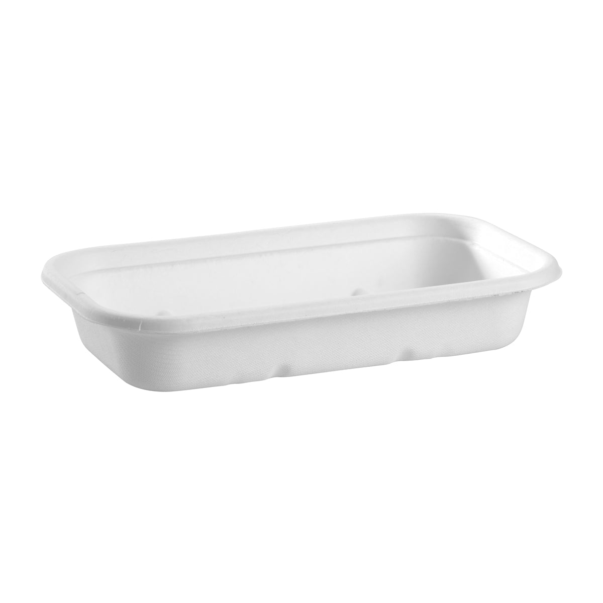 B-LB-750-W-PF BioPak BioCane Oblong Takeaway Container Plant Fibre White 750ml Native Wholesale Hospitality Supplies Canberra