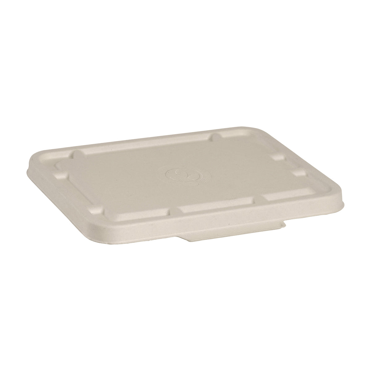 BP.B-LBL-2/3C-N-PF BioPak BioCane Rectangular Compartment Takeaway Lid Natural 240x180mm Native Wholesale Hospitality Supplies Canberra