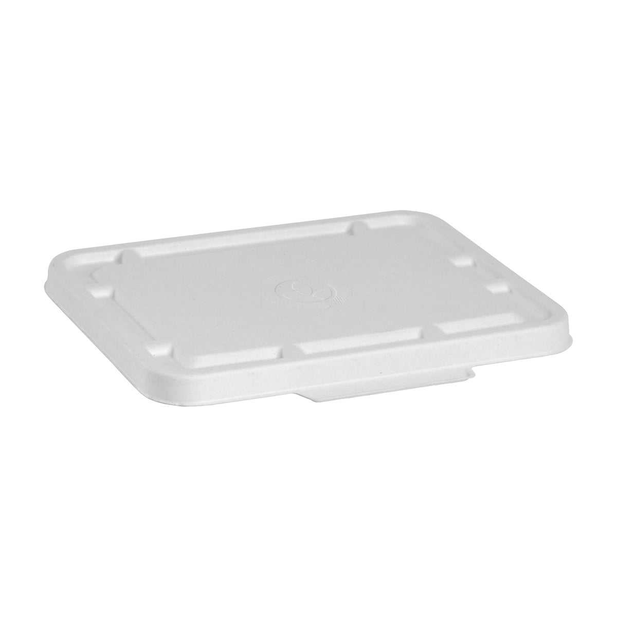 B-LBL-2/3C-W-PF BioPak BioCane Rectangular Compartment Takeaway Lid White 240x180mm Native Wholesale Hospitality Supplies Canberra