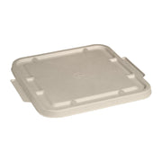 BP.B-LBL-3/4/5C-N-LARGE-PF BioPak BioCane Square Takeaway Lid Plant Fibre Natural 232x232mm Native Wholesale Hospitality Supplies Canberra