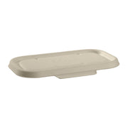 BP.B-LBL-N-PF BioPak BioCane Oblong Takeaway Lid Plant Fibre Natural 230x130mm Native Wholesale Hospitality Supplies Canberra