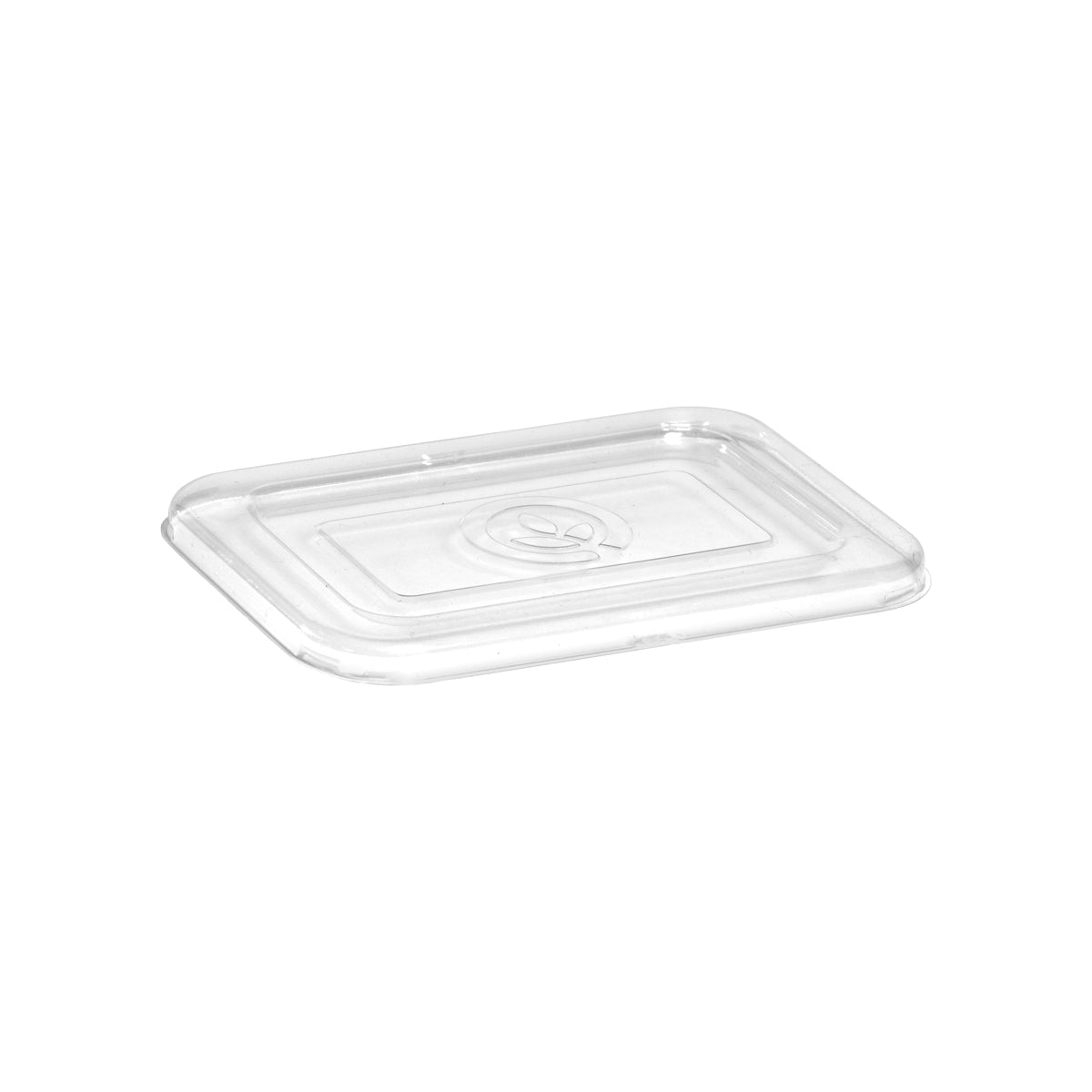 B-LBL-RPET(D) SMALL BioPak Clear RPET Rectangular Takeaway Lid 181x125mm Native Wholesale Hospitality Supplies Canberra