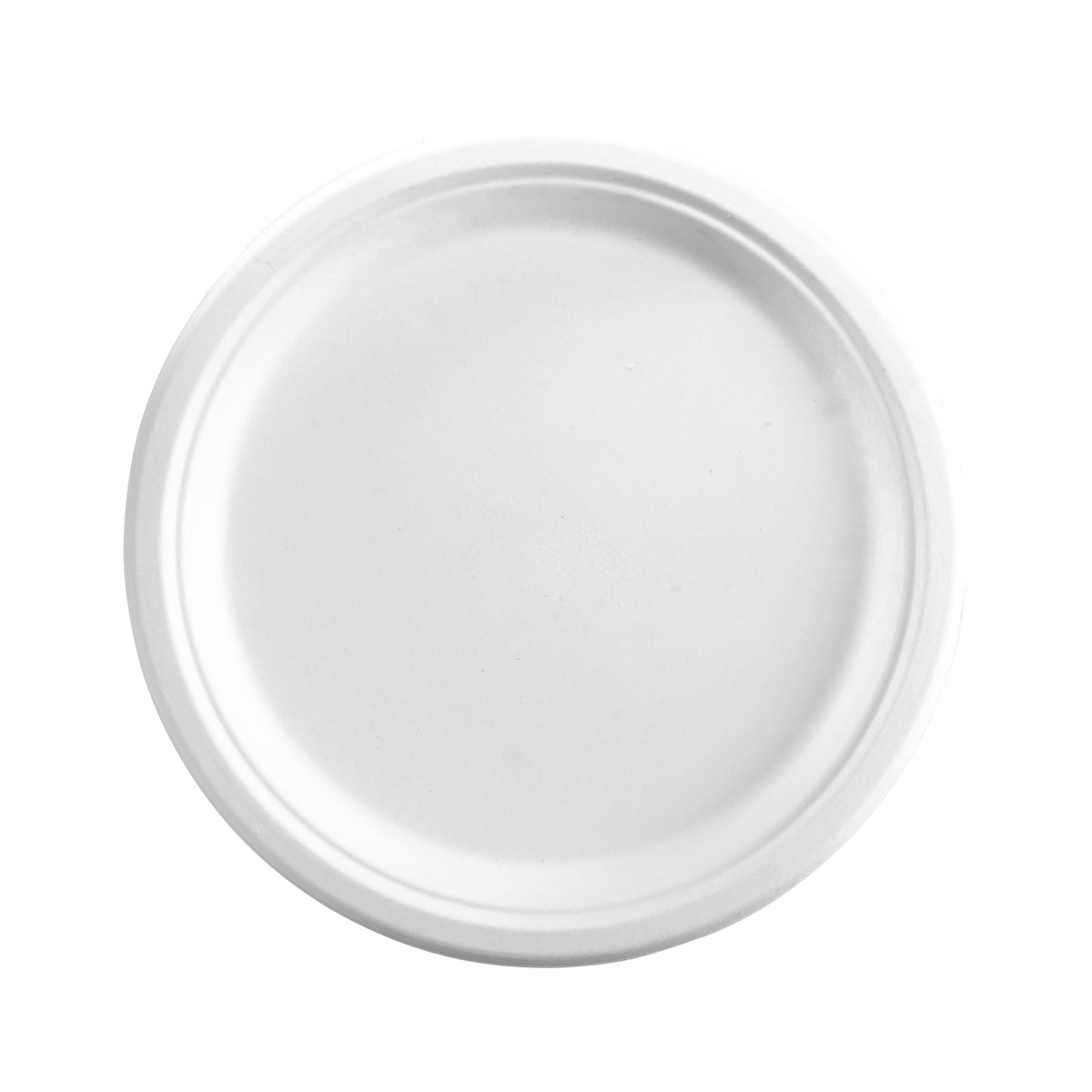 B-PL-10-PF BioPak BioCane Round Plate Plant Fibre White 250mm / 10" Native Wholesale Hospitality Supplies Canberra