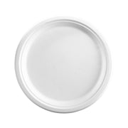 BP.B-PL-10-PF BioPak BioCane Round Plate Plant Fibre White 250mm / 10" Native Wholesale Hospitality Supplies Canberra