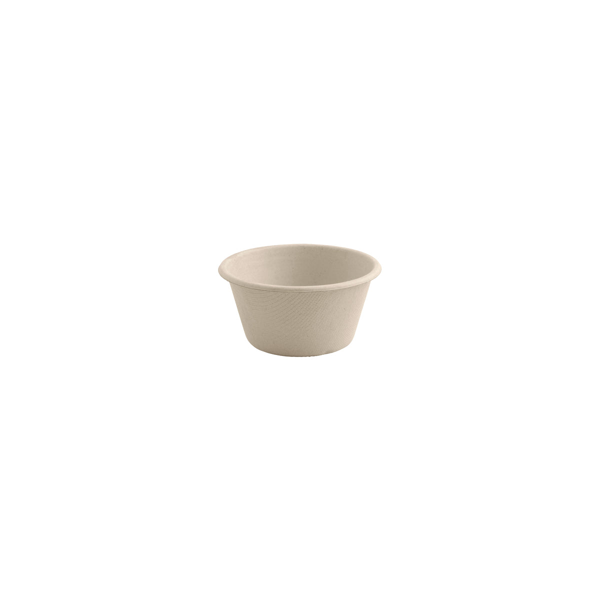 B-SC-120-N-PF BioPak BioCane Sauce Cup Natural 80x40mm / 120ml Native Wholesale Hospitality Supplies Canberra