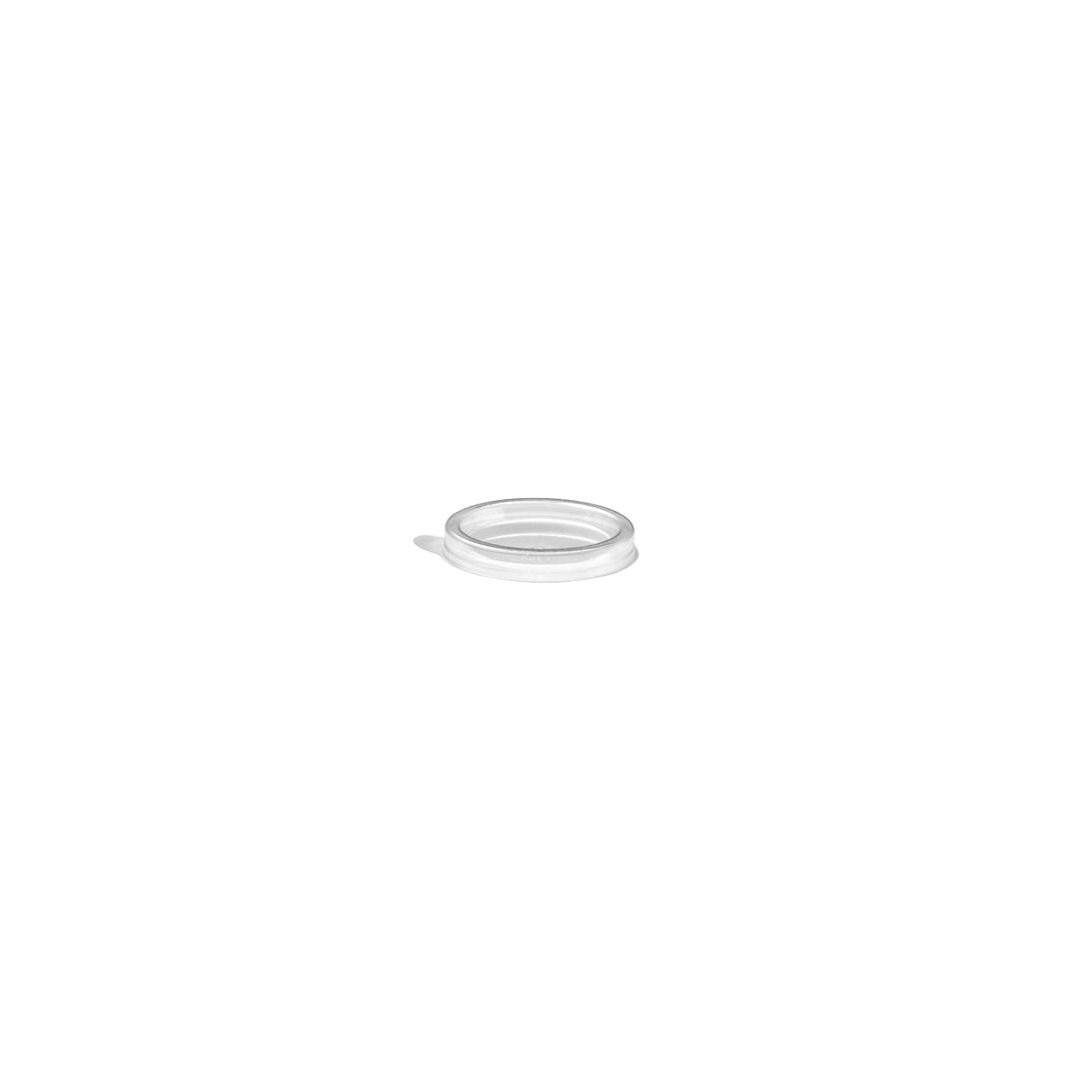 B-SCL-30-RPET BioPak Clear RPET Sauce Cup Lid 58mm Native Wholesale Hospitality Supplies Canberra