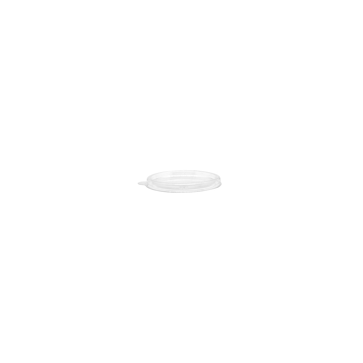 B-SCL-60-PLA BioPak Clear PLA Sauce Cup Lid 70mm Native Wholesale Hospitality Supplies Canberra