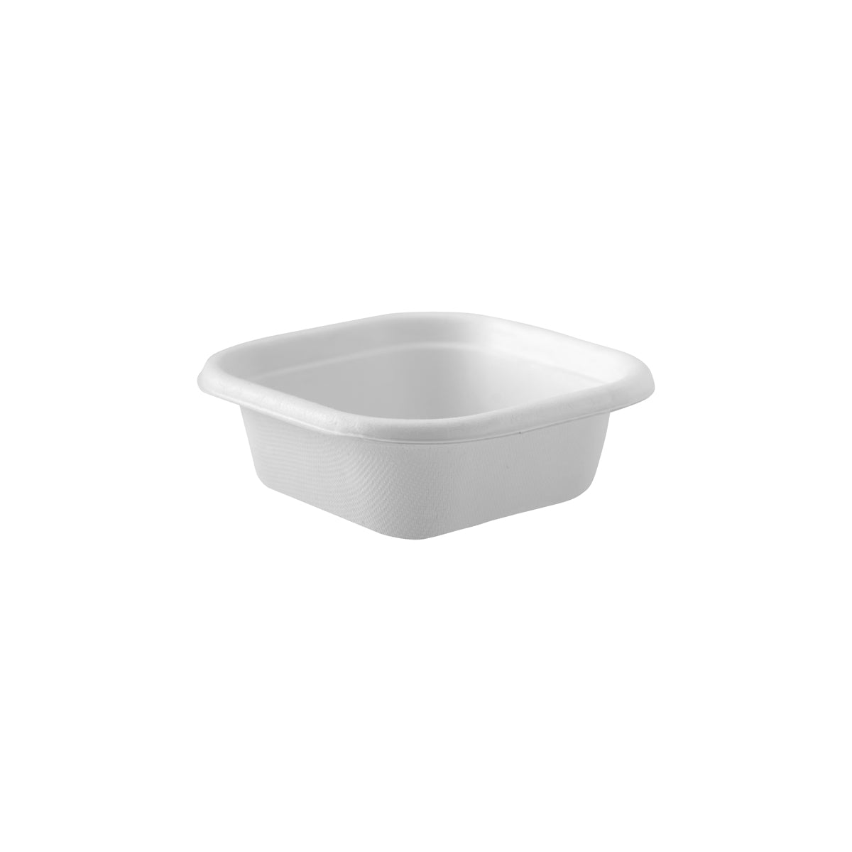 B-SLB-280-W-PF BioPak BioCane Square Takeaway Container Plant Fibre White 280ml Native Wholesale Hospitality Supplies Canberra