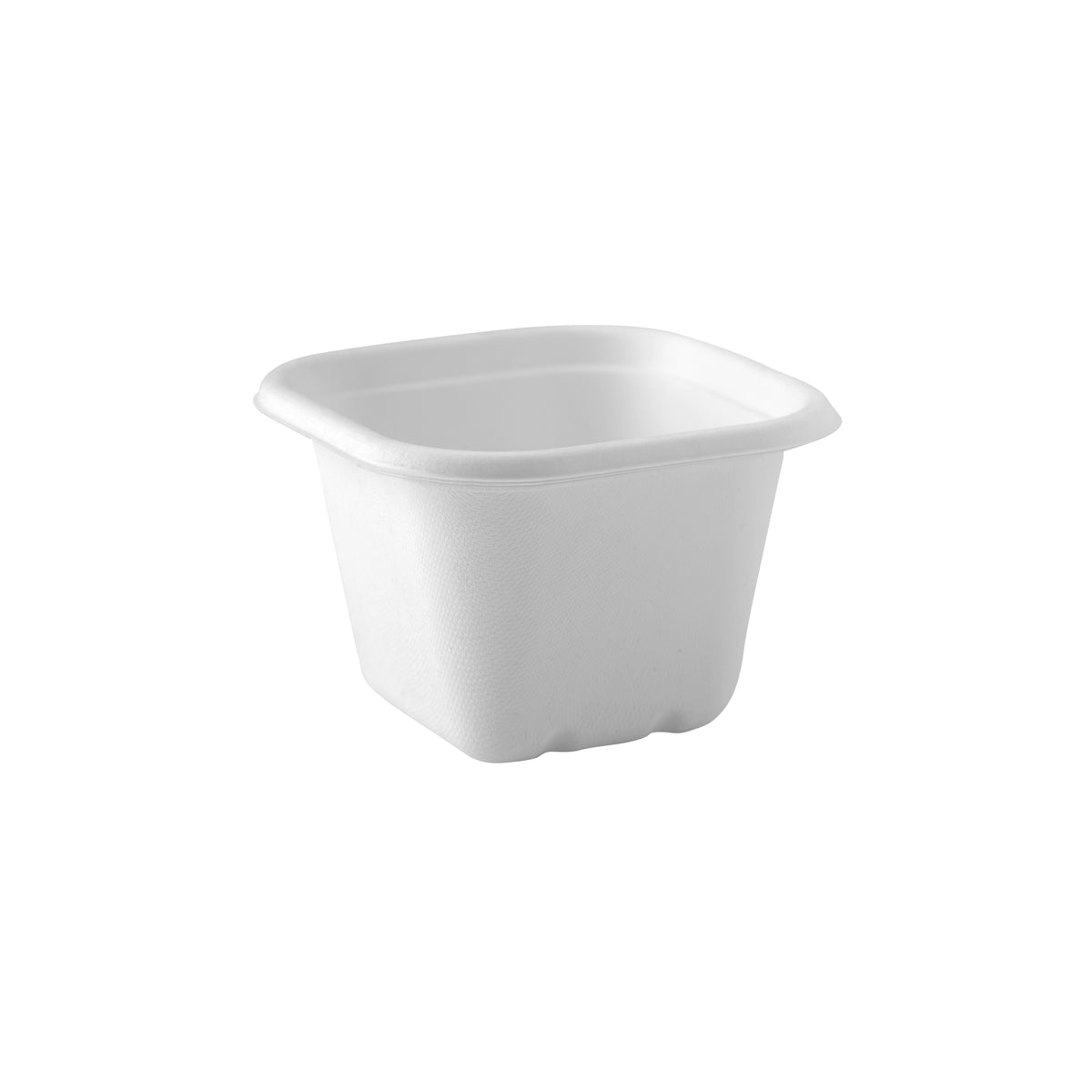 B-SLB-630-W-PF BioPak BioCane Square Takeaway Container Plant Fibre White 630ml Native Wholesale Hospitality Supplies Canberra