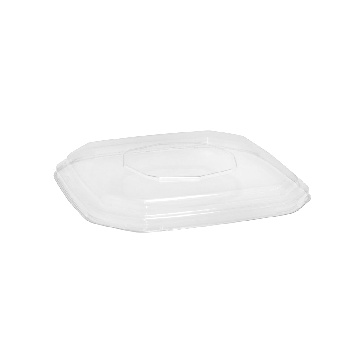 B-SLBL-OCTA-RPET(D) BioPak Clear RPET Octa Takeaway Dome Lid 183x183mm Native Wholesale Hospitality Supplies Canberra
