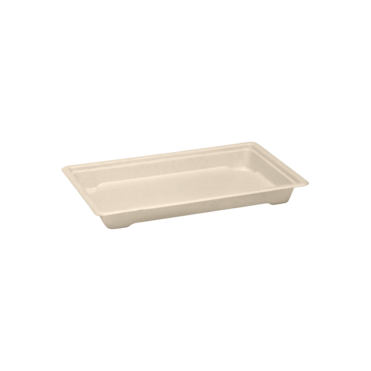 B-ST-LARGE-PF BioPak BioCane Sushi Tray Large Plant Fibre Natural214x134x24mm Native Wholesale Hospitality Supplies Canberra