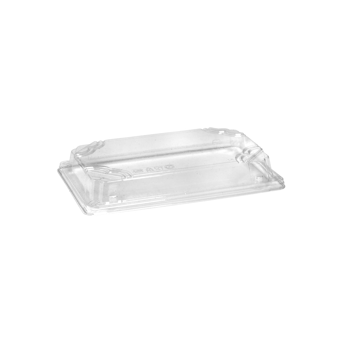 B-STL-LARGE BioPak Clear PLA Sushi Tray Dome Lid Large 216x135x32mm Native Wholesale Hospitality Supplies Canberra