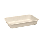 BP.B-TRAY-1KG-PF BioPak BioCane Produce Trays Plant Fibre Natural 268x173x46mm / 1kg Native Wholesale Hospitality Supplies Canberra