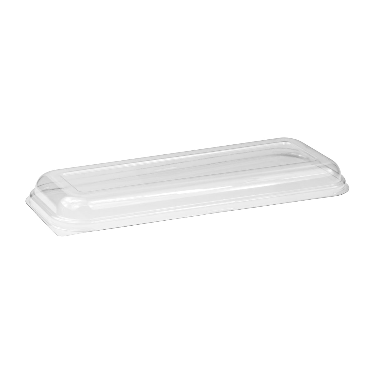 B-TRAY-6-OYSTER-LID V2 BioPak Clear RPET Oyster Tray Lid 309x123x26mm Native Wholesale Hospitality Supplies Canberra
