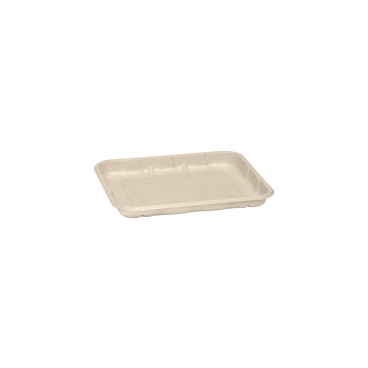 B-TRAY-6X5-PF BioPak BioCane Produce Trays Plant Fibre Natural 160x140mm / 6x5" Native Wholesale Hospitality Supplies Canberra