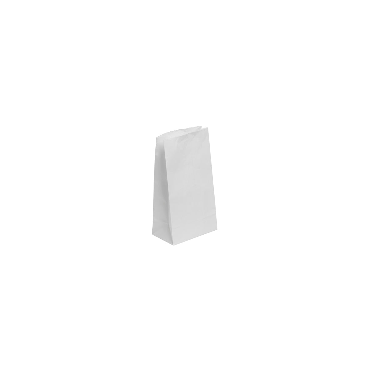 BAG-SOS-4-W BioPak FSC SOS Paper Bag No.4 White 127x235x77mm Native Wholesale Hospitality Supplies Canberra