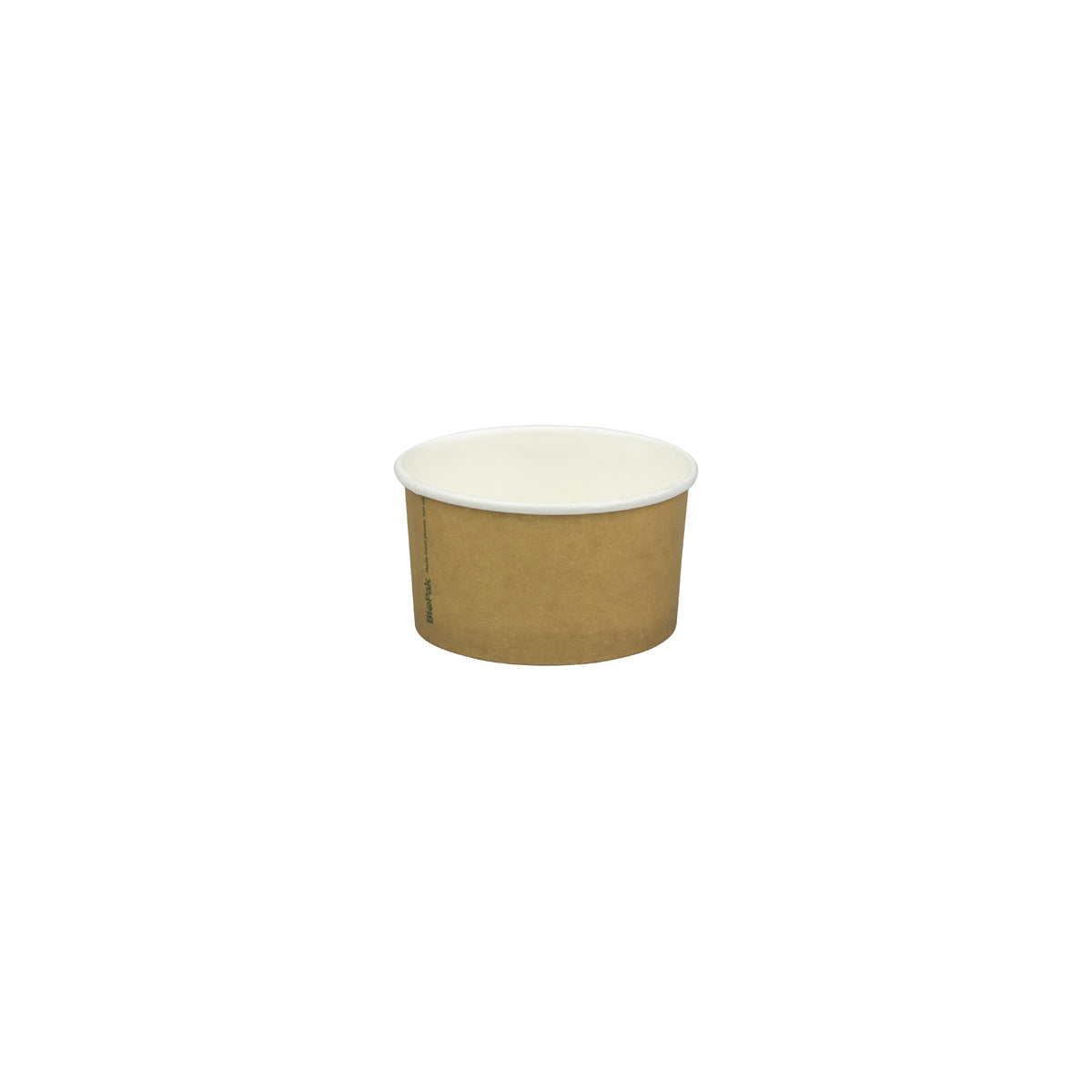 BB-BIC-3 BioPak FSC Paper Ice Cream BioCup Small Printed Kraft Look 71x40mm / 90ml / 3oz Native Wholesale Hospitality Supplies Canberra
