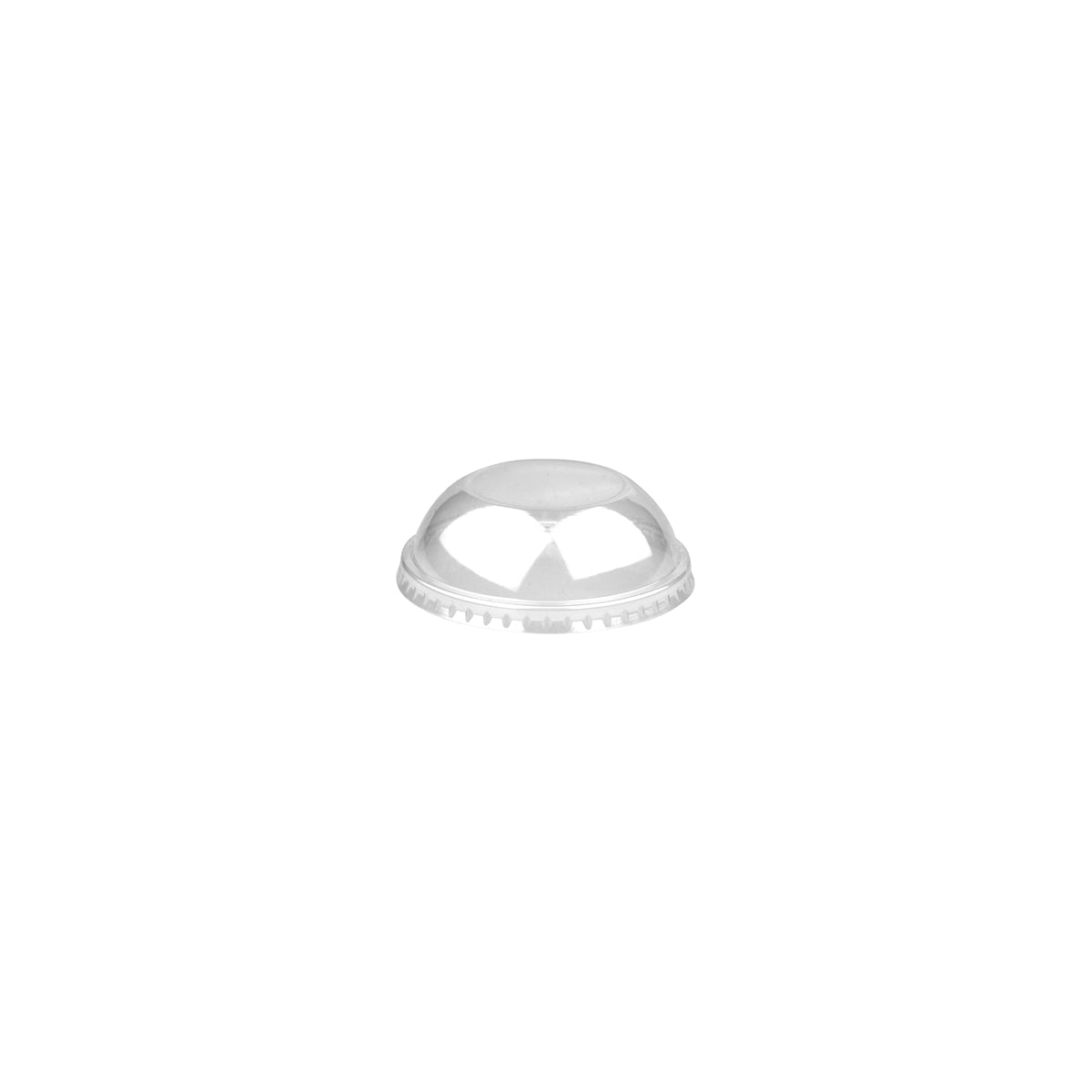 BB-BICL-3PET(D) BioPak Clear PET Dome Ice Cream Lid Small 73mm Native Wholesale Hospitality Supplies Canberra