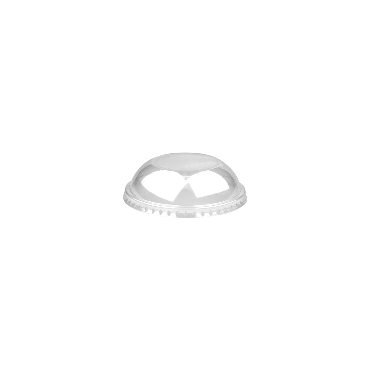 BB-BICL-5PET(D) BioPak Clear PET Dome Ice Cream Lid Medium 90mm Native Wholesale Hospitality Supplies Canberra