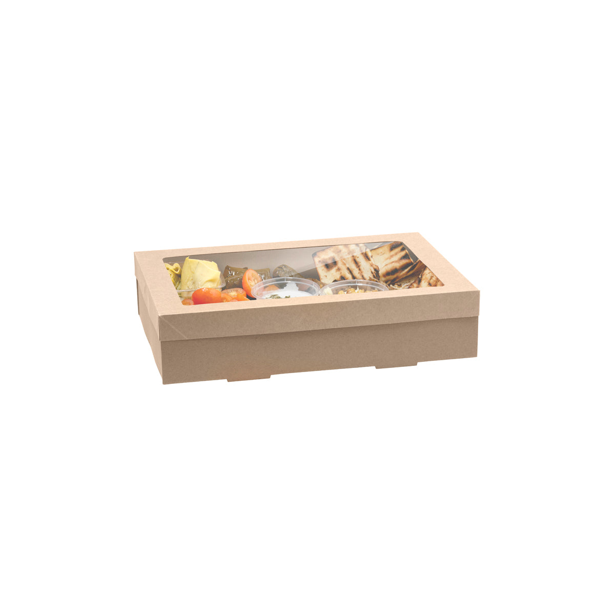 BB-CB-M BB-CBWL-ML BioPak FSC BioBoard Catering Tray Medium Kraft 359x252x80mm Native Wholesale Hospitality Supplies Canberra