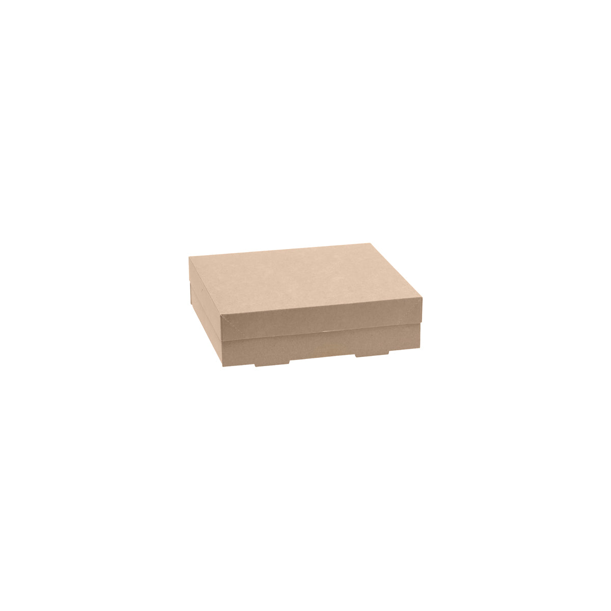 BP.BB-CB-S BioPak FSC BioBoard Catering Tray Small Base Kraft 225x225x60mm Native Wholesale Hospitality Supplies Canberra