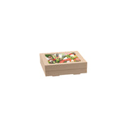 BB-CB-S BB-CBWL-SL BioPak FSC BioBoard Catering Tray Small Kraft 225x225x60mm Native Wholesale Hospitality Supplies Canberra