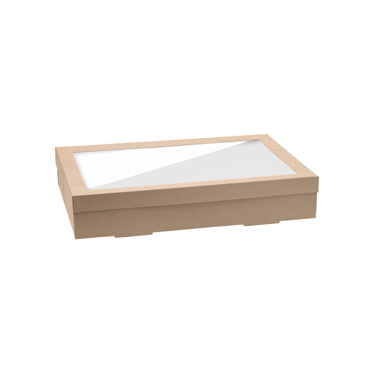 BB-CB-XL BB-CBWL-XL BioPak FSC BioBoard Catering Tray Extra Large Kraft 450x310x80mm Native Wholesale Hospitality Supplies Canberra