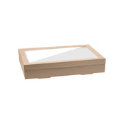 BP.BB-CB-XL BioPak FSC BioBoard Catering Tray Extra Large Base Kraft 450x310x80mm Native Wholesale Hospitality Supplies Canberra