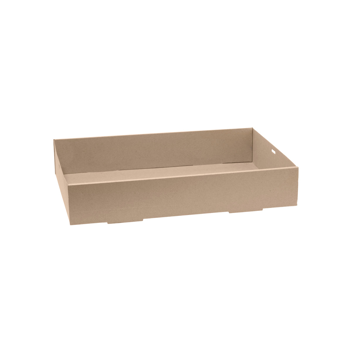 BB-CB-XL BioPak FSC BioBoard Catering Tray Extra Large Base Kraft 450x310x80mm Native Wholesale Hospitality Supplies Canberra