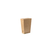 BP.BB-CHIP-L BioPak BioBoard Enclosed Chip Box Printed Kraft Look Large 100x55x150mm Native Wholesale Hospitality Supplies Canberra