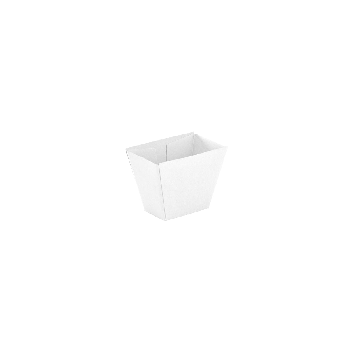 BB-CHIP BOX-W BioPak FSC BioBoard Chip Box White 113x70x90mm Native Wholesale Hospitality Supplies Canberra