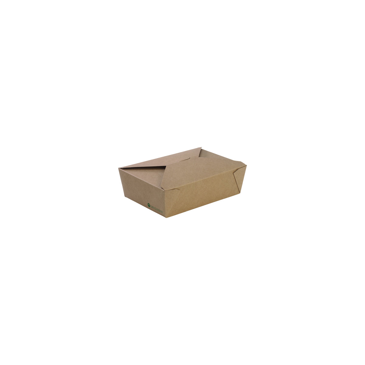 BB-LBL-3 BioPak FSC BioBoard Lunch Box Large Printed Kraft Look 197x140x64mm Native Wholesale Hospitality Supplies Canberra