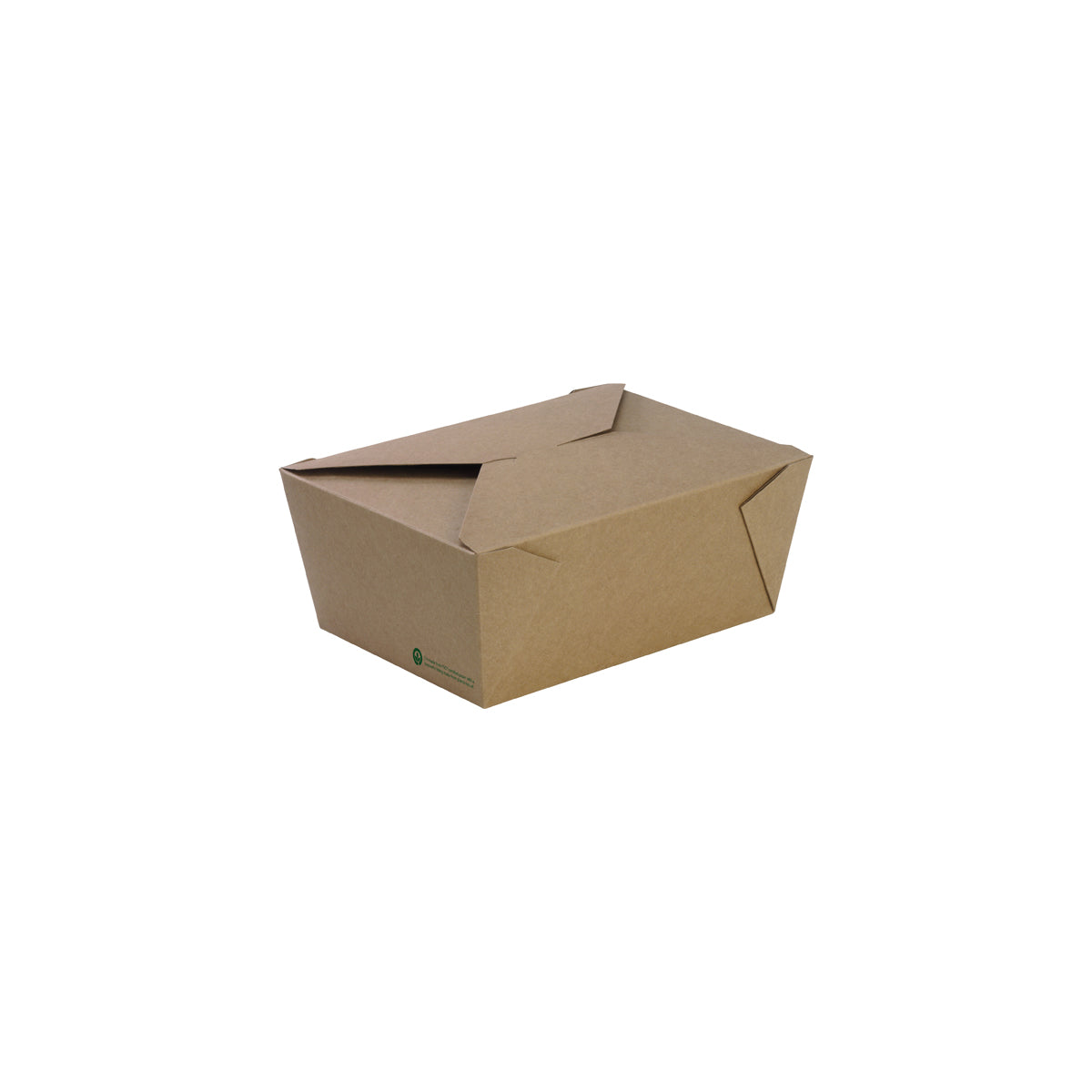 BB-LBXL-4 BioPak FSC BioBoard Lunch Box Extra Large Printed Kraft Look 197x140x90mm Native Wholesale Hospitality Supplies Canberra