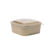 BP.BB-SLB-1000-N BioPak FSC BioBoard Square Takeaway Container Natural 1000ml Native Wholesale Hospitality Supplies Canberra