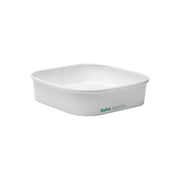 BP.BB-SLB-750-W BioPak FSC BioBoard Square Takeaway Container White 750ml Native Wholesale Hospitality Supplies Canberra