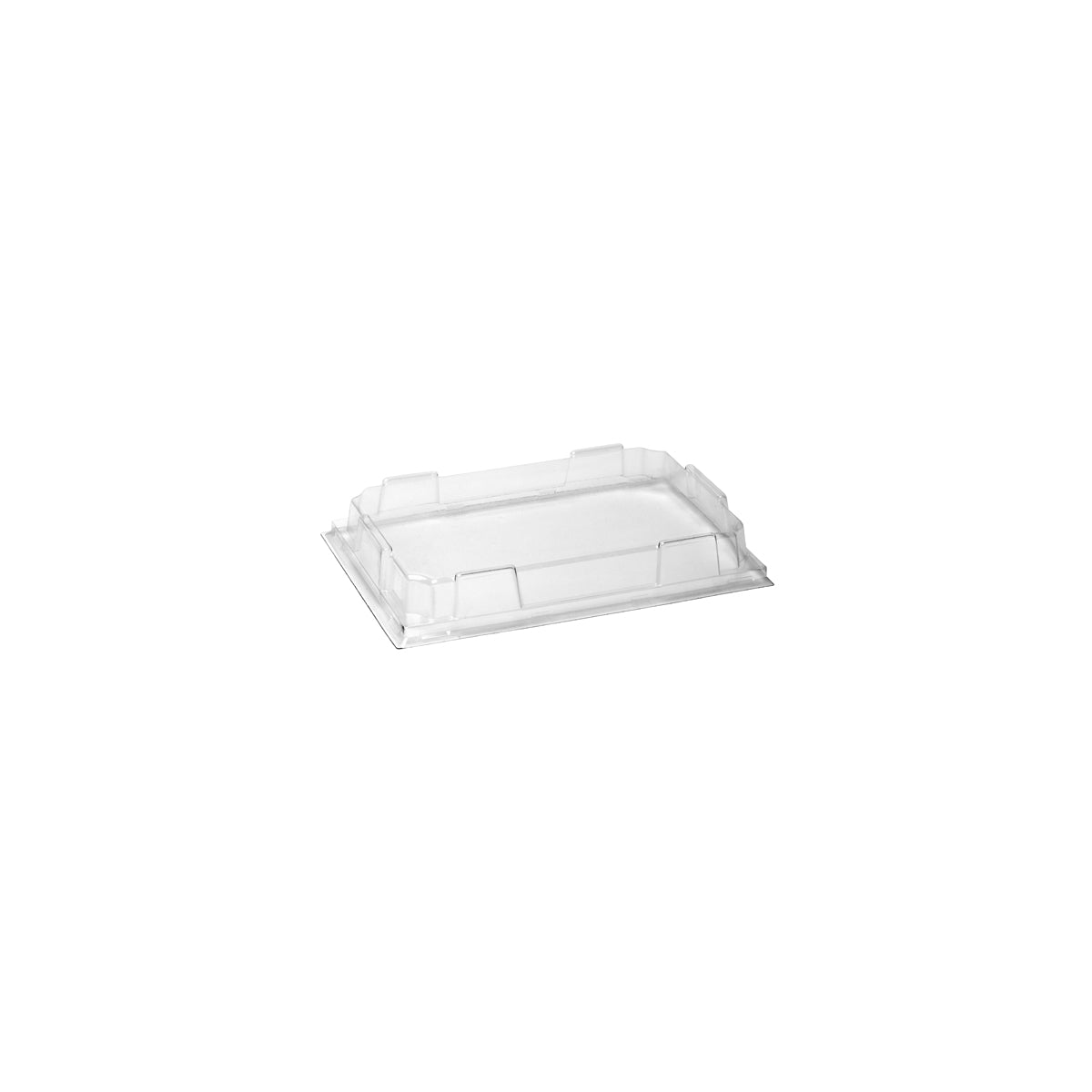 BB-STL-M-PET BioPak Clear PET Sushi Tray Lid Medium 180x123x26mm Native Wholesale Hospitality Supplies Canberra