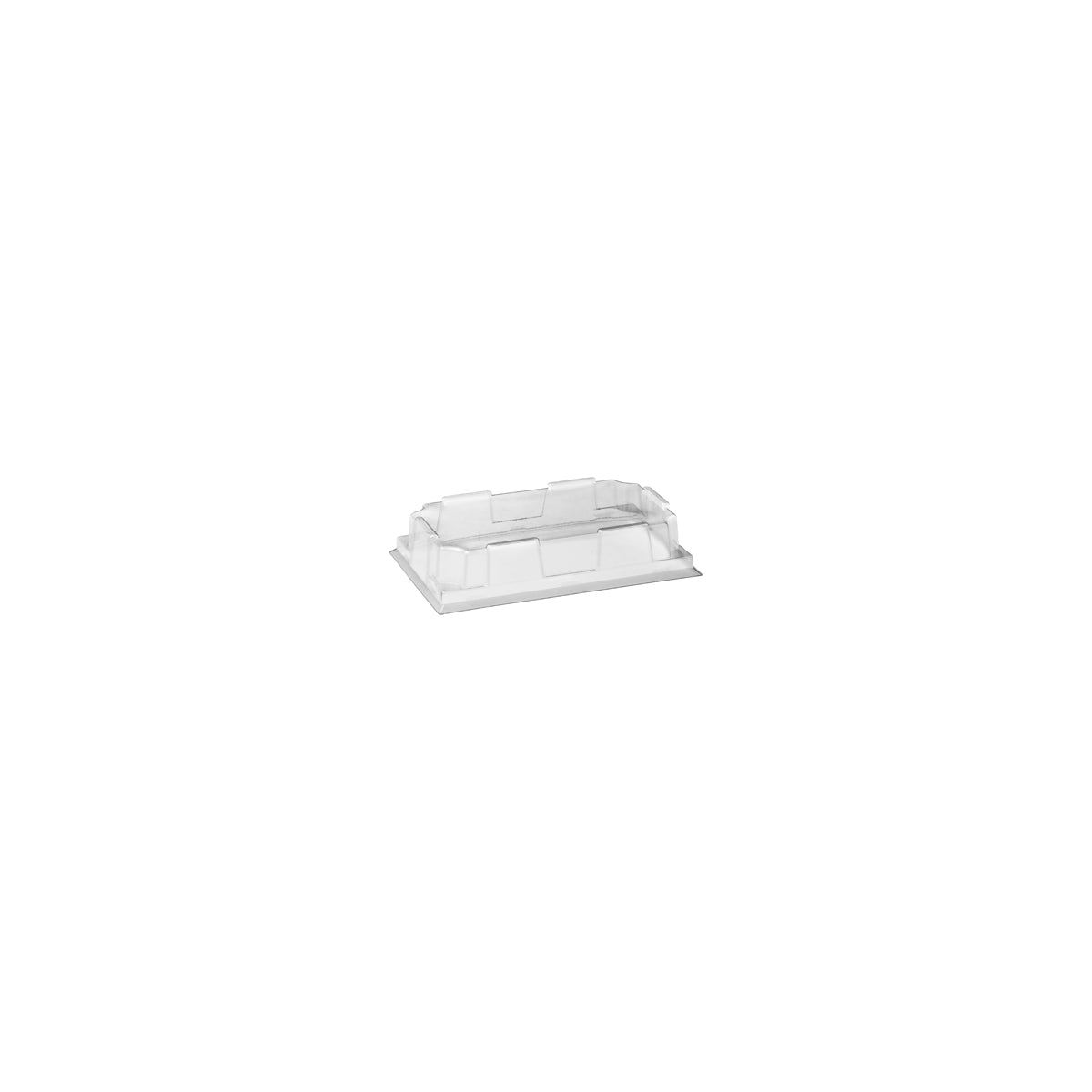 BB-STL-XS-PLA BioPak Clear PLA Sushi Tray Lid Extra Small 134x78x26mm Native Wholesale Hospitality Supplies Canberra