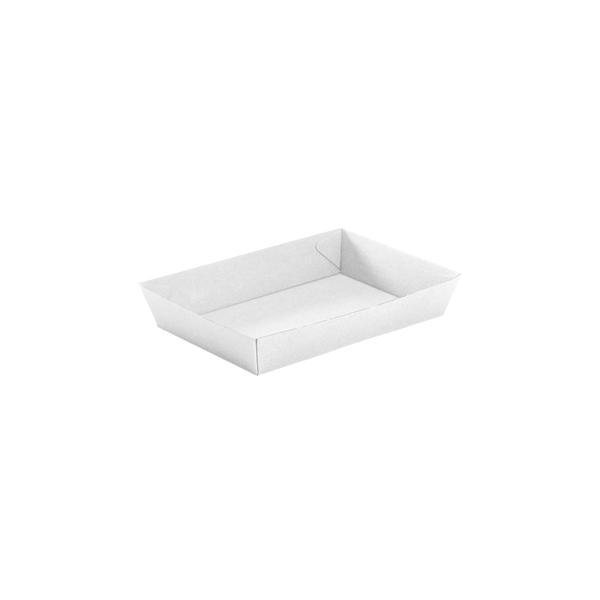 BB-TRAY4-W BioPak FSC BioBoard Tray No.4 White 228x152x45mm Native Wholesale Hospitality Supplies Canberra