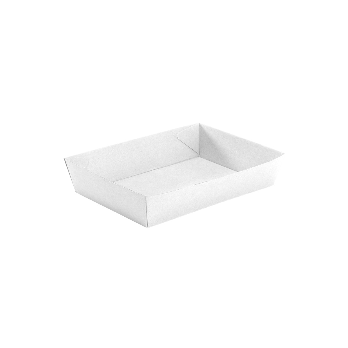 BB-TRAY5-W BioPak FSC BioBoard Tray No.5 White 255x179x58mm Native Wholesale Hospitality Supplies Canberra