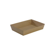 BP.BB-TRAY5 BioPak FSC BioBoard Tray No.5 Kraft 255x179x58mm Native Wholesale Hospitality Supplies Canberra