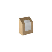 BP.BB-WRAP BioPak BioBoard Wrap Wedge Printed Kraft Look 90x50x120mm Native Wholesale Hospitality Supplies Canberra
