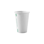 BP.BC-10W-SA BioPak Single Wall White BioCup (80mm) 320ml / 10oz Native Wholesale Hospitality Supplies Canberra